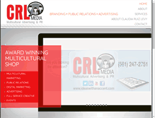 Tablet Screenshot of crlmediaadvertising.com